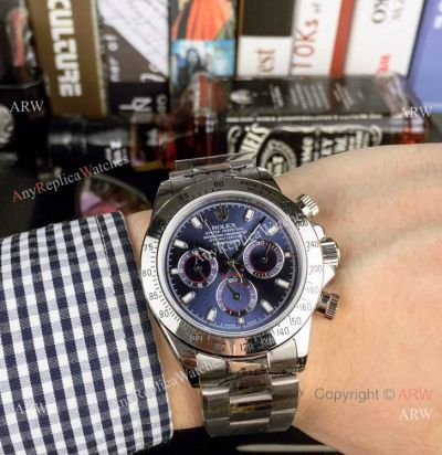 Rolex Daytona SS Blue Dial 40mm Watch - Buy High Quality Any Watch Replica
